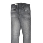 LEVI'S Mens Jeans Grey Slim Skinny Denim Medium W27 L29 Stylish Casual