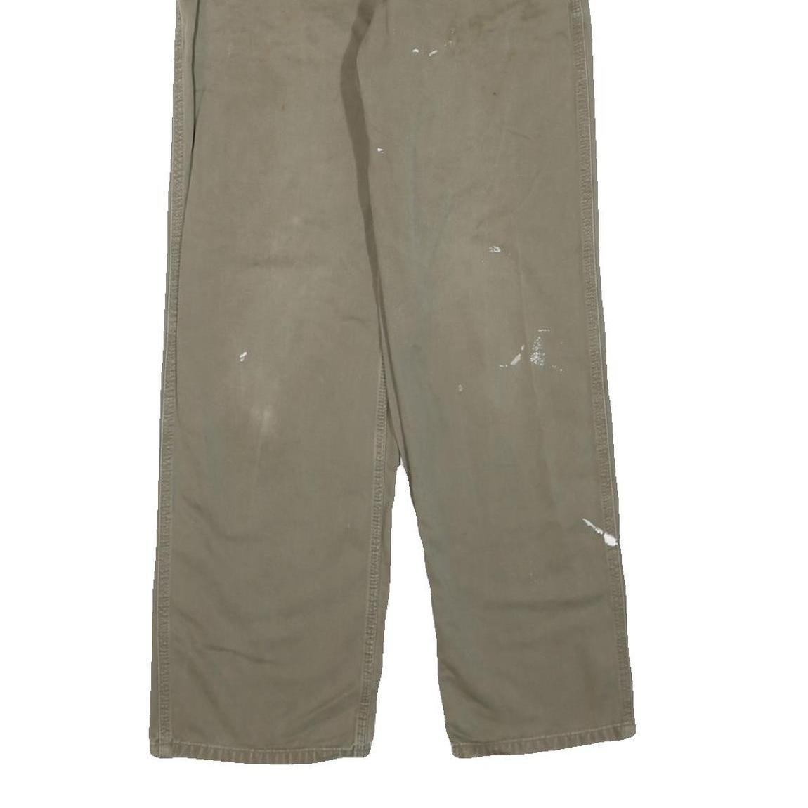 CARHARTT Womens Regular Fit Straight Leg Denim Beige W32 L30 Durable Workwear