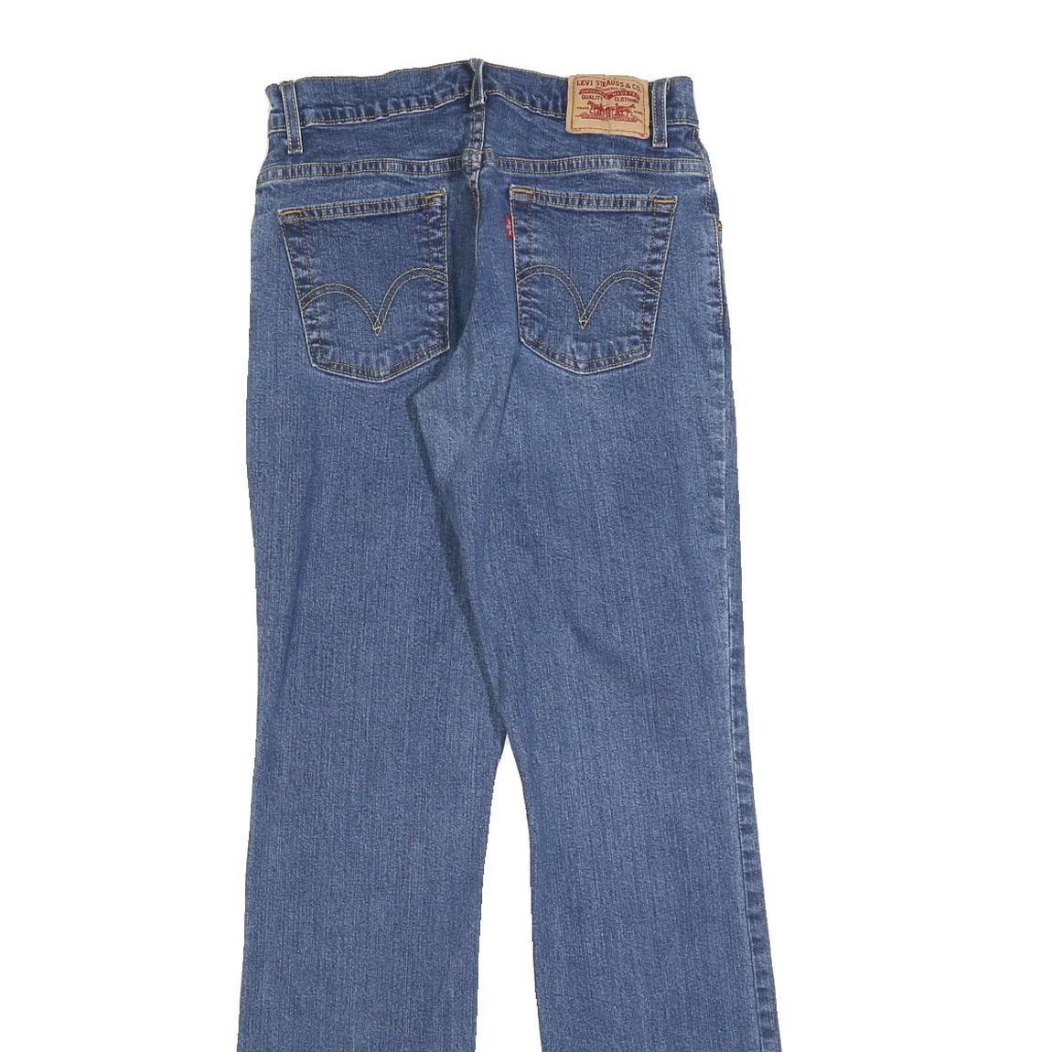 LEVI'S 550 Straight Womens Jeans Blue Relaxed Straight Denim Medium W26 L34