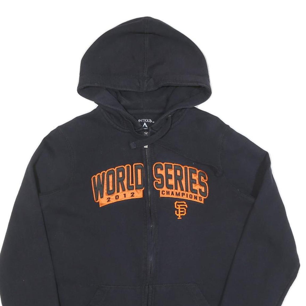 Womens Black World Series 2012 Champions Zip Hoodie L Cotton Casual