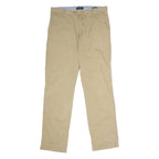 NAUTICA Beacon Chino Mens Twill Trousers Beige Regular Straight W30 L32