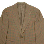Mens Blazer Jacket Brown L