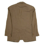 Mens Blazer Jacket Brown L