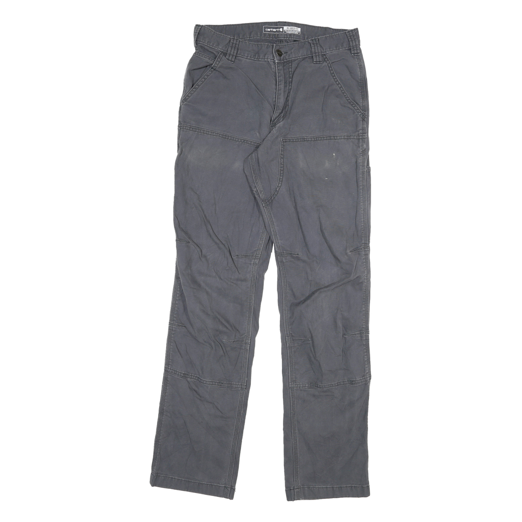 CARHARTT Mens Relaxed Fit Workwear Jeans Blue Cotton Blend W28 L30 Durable