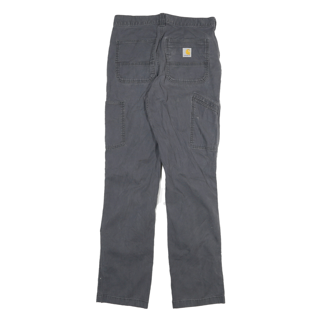 CARHARTT Mens Relaxed Fit Workwear Jeans Blue Cotton Blend W28 L30 Durable