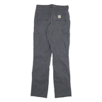 CARHARTT Mens Relaxed Fit Workwear Jeans Blue Cotton Blend W28 L30 Durable