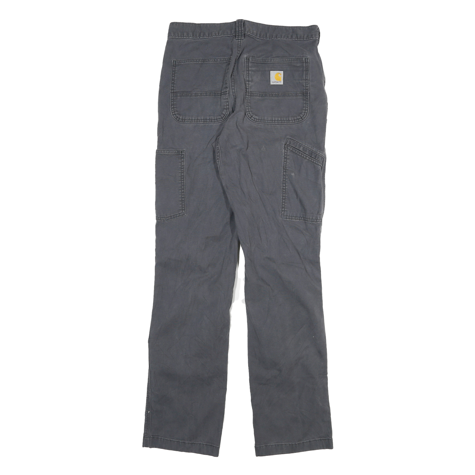 CARHARTT Mens Relaxed Fit Workwear Jeans Blue Cotton Blend W28 L30 Durable