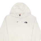 THE NORTH FACE Womens White Pullover Hoodie XL Cotton Blend Drawstring Pocket