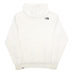 THE NORTH FACE Womens White Pullover Hoodie XL Cotton Blend Drawstring Pocket