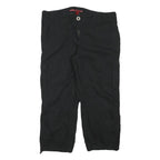 BUM EQUIPMENT Womens Black Casual Cotton Blend Cargo Shorts L W31