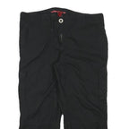 BUM EQUIPMENT Womens Black Casual Cotton Blend Cargo Shorts L W31