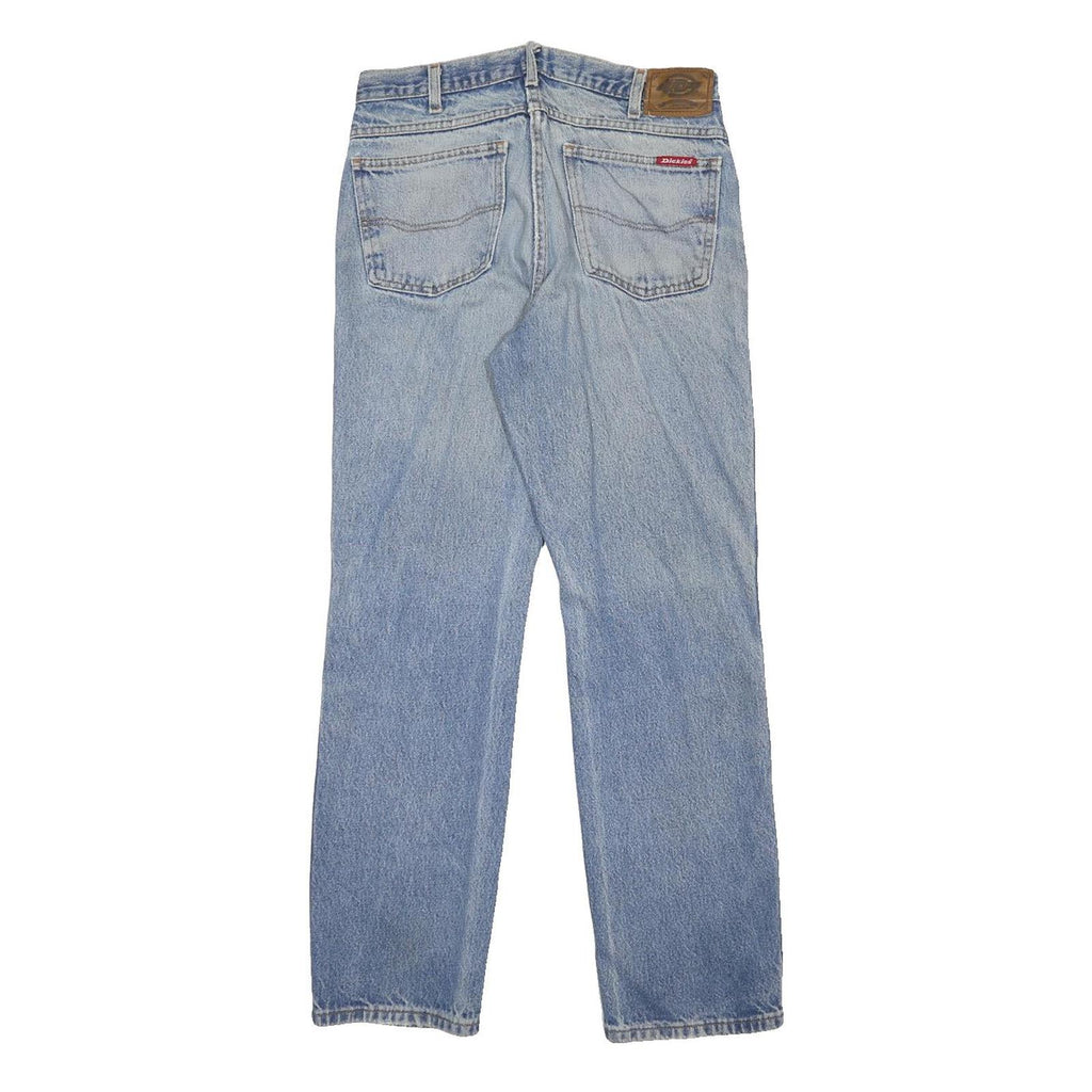 DICKIES Mens Jeans Blue Regular Straight Denim Medium W32 L29 Casual Workwear