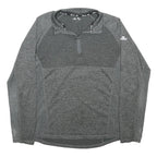 ELLESSE Womens Grey Jacket L Polyester Blend Zip Sportswear Activewear