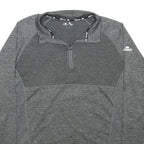 ELLESSE Womens Grey Jacket L Polyester Blend Zip Sportswear Activewear
