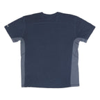 CARHARTT Mens Blue & Grey Modern T-Shirt L Short Sleeve Crew Neck Cotton Blend