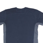 CARHARTT Mens Blue & Grey Modern T-Shirt L Short Sleeve Crew Neck Cotton Blend