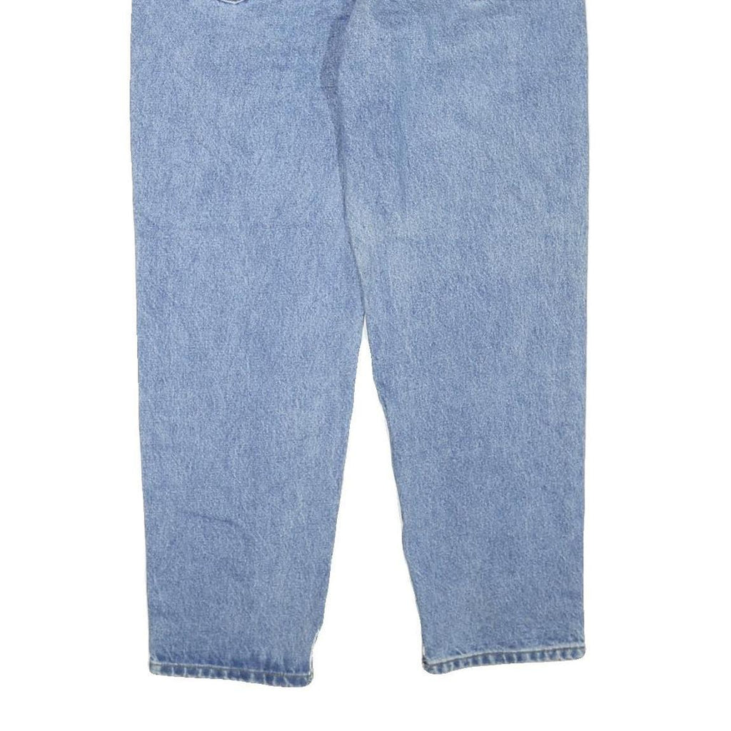 CARHARTT Womens Jeans Blue Regular Straight Denim Light W35 L30 Classic Fit