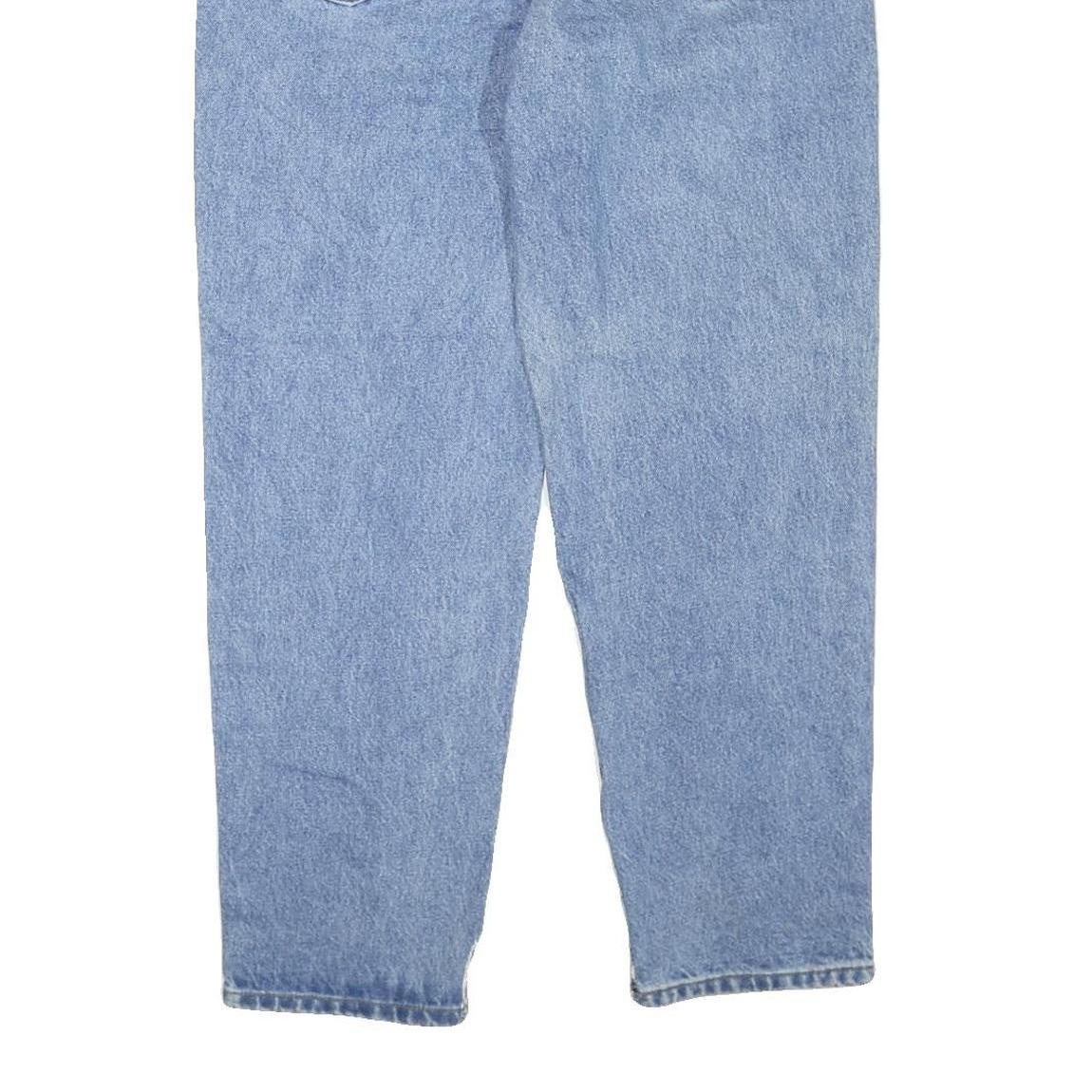 CARHARTT Womens Jeans Blue Regular Straight Denim Light W35 L30 Classic Fit