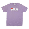 FILA Womens Purple Crew Neck Modern T-Shirt M Cotton Blend Casual