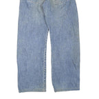 DICKIES Womens Blue Denim Regular Fit Straight Leg Cotton Blend Light W32 L30