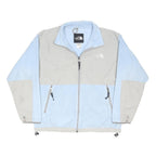 THE NORTH FACE Girls Blue & Cream Zip Jacket XL Polyester Blend Outdoor Warm