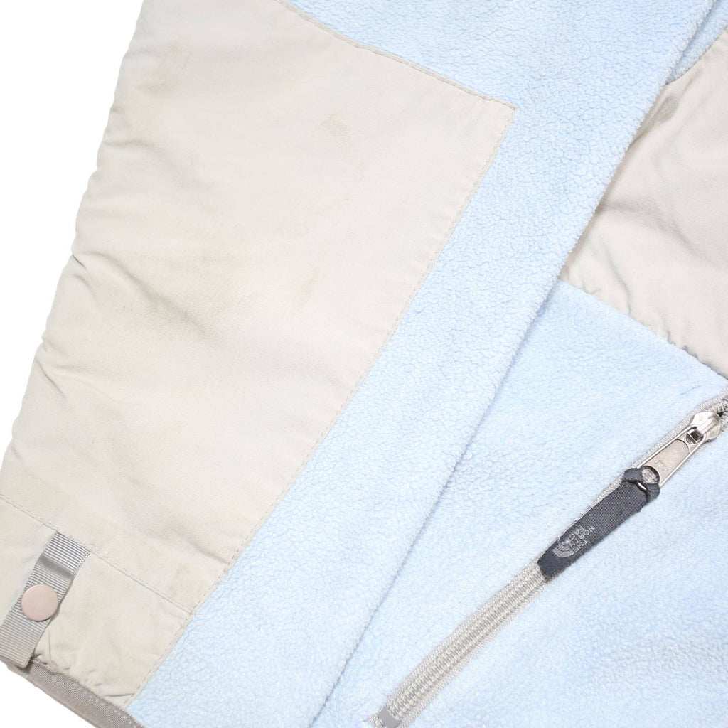 THE NORTH FACE Girls Blue & Cream Zip Jacket XL Polyester Blend Outdoor Warm
