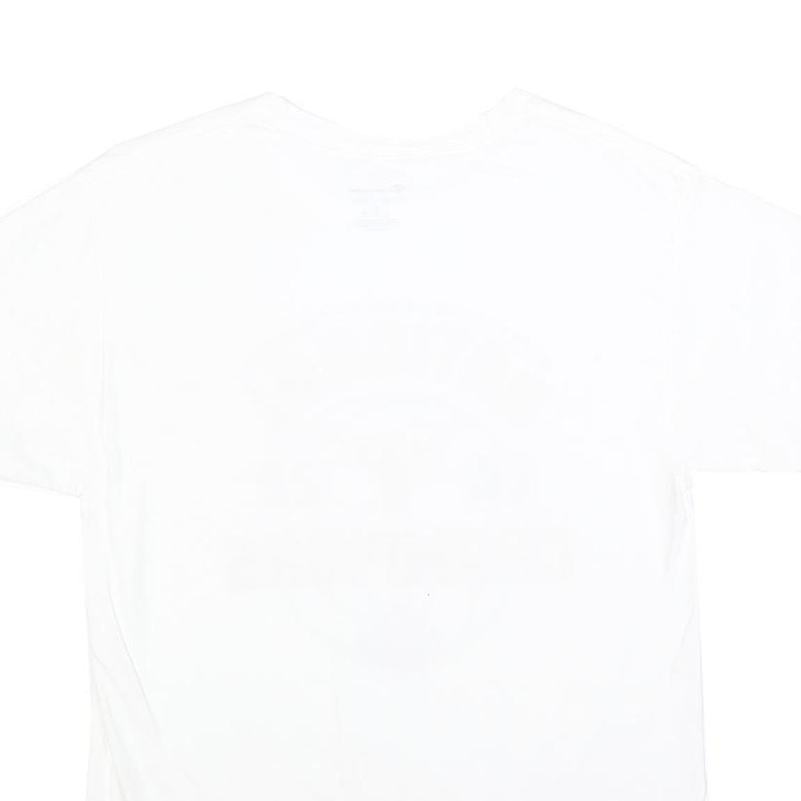 CHAMPION Mens White 2022 National Champions Graphic T-Shirt M Short Sleeve Crew