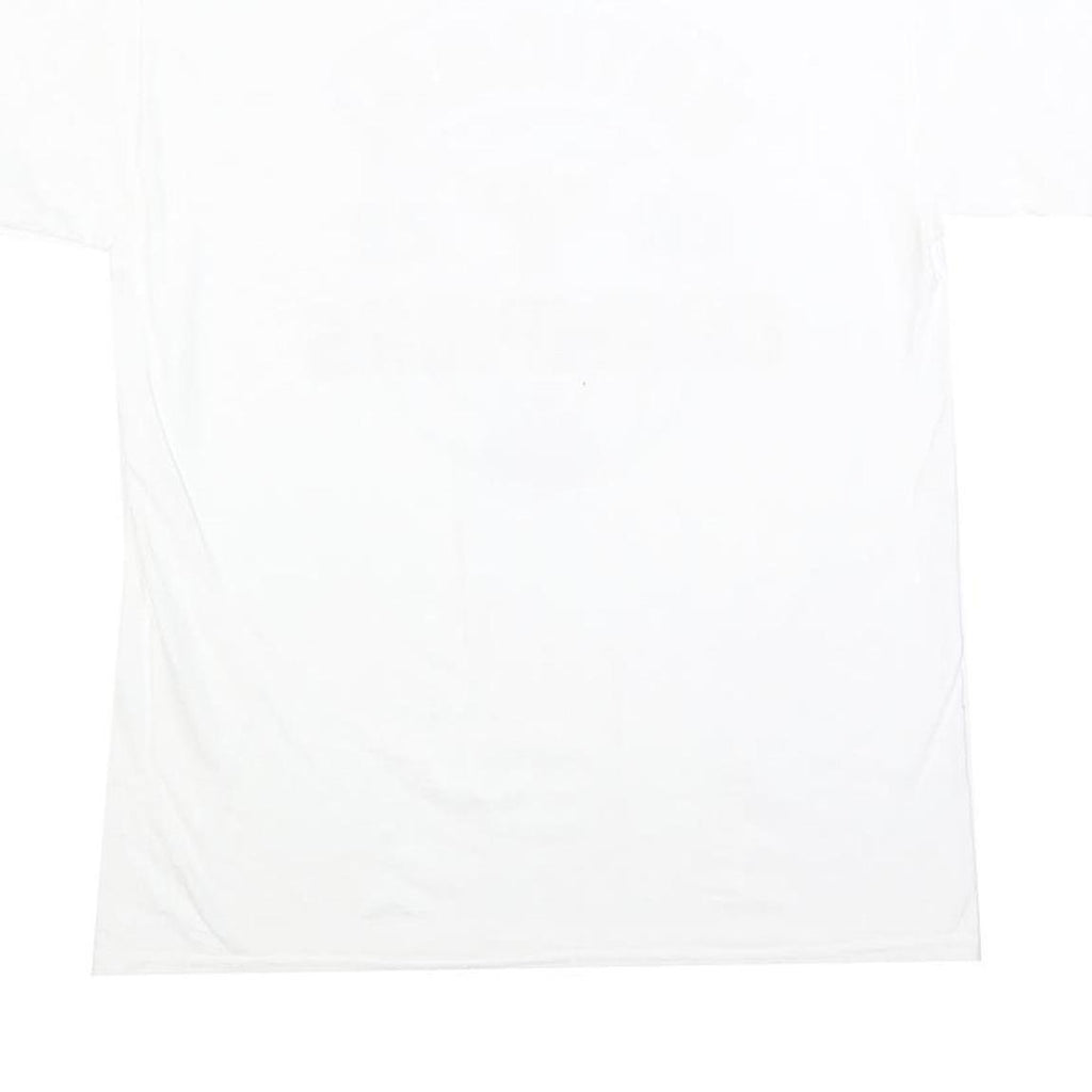 CHAMPION Mens White 2022 National Champions Graphic T-Shirt M Short Sleeve Crew