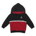 AIR JORDAN Boys Black & Red Hoodie 18 Months XXS Cotton Blend Pullover Sports