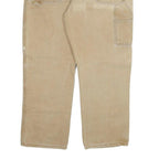 DICKIES Mens Regular Fit Beige Denim Jeans W40 L30 Workwear Zip Closure