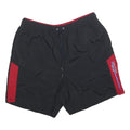 NAUTICA Mens Shorts Black & Red Casual XL W34 Drawstring Waist Swimwear