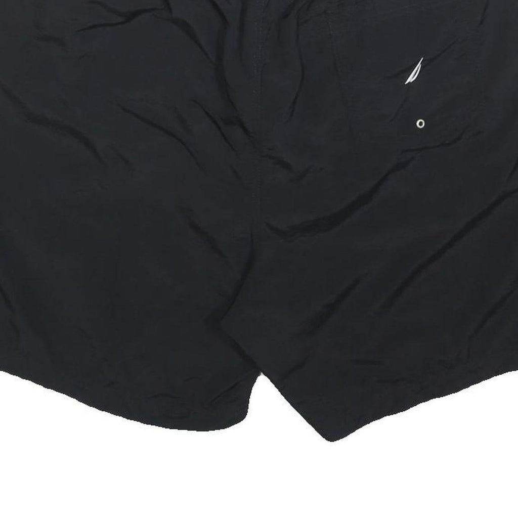 NAUTICA Mens Shorts Black & Red Casual XL W34 Drawstring Waist Swimwear