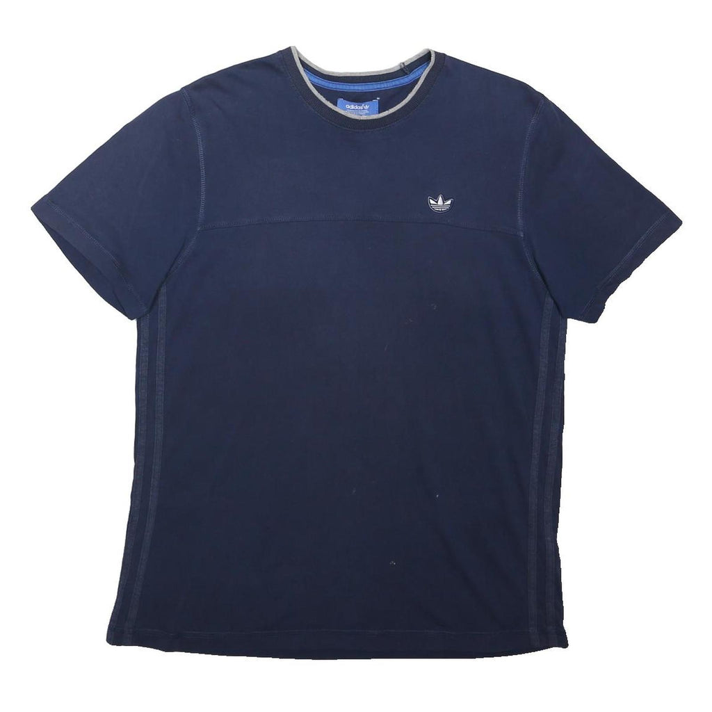 ADIDAS ORIGINALS Mens Blue Crew Neck M Cotton Blend Casual Sweatshirt