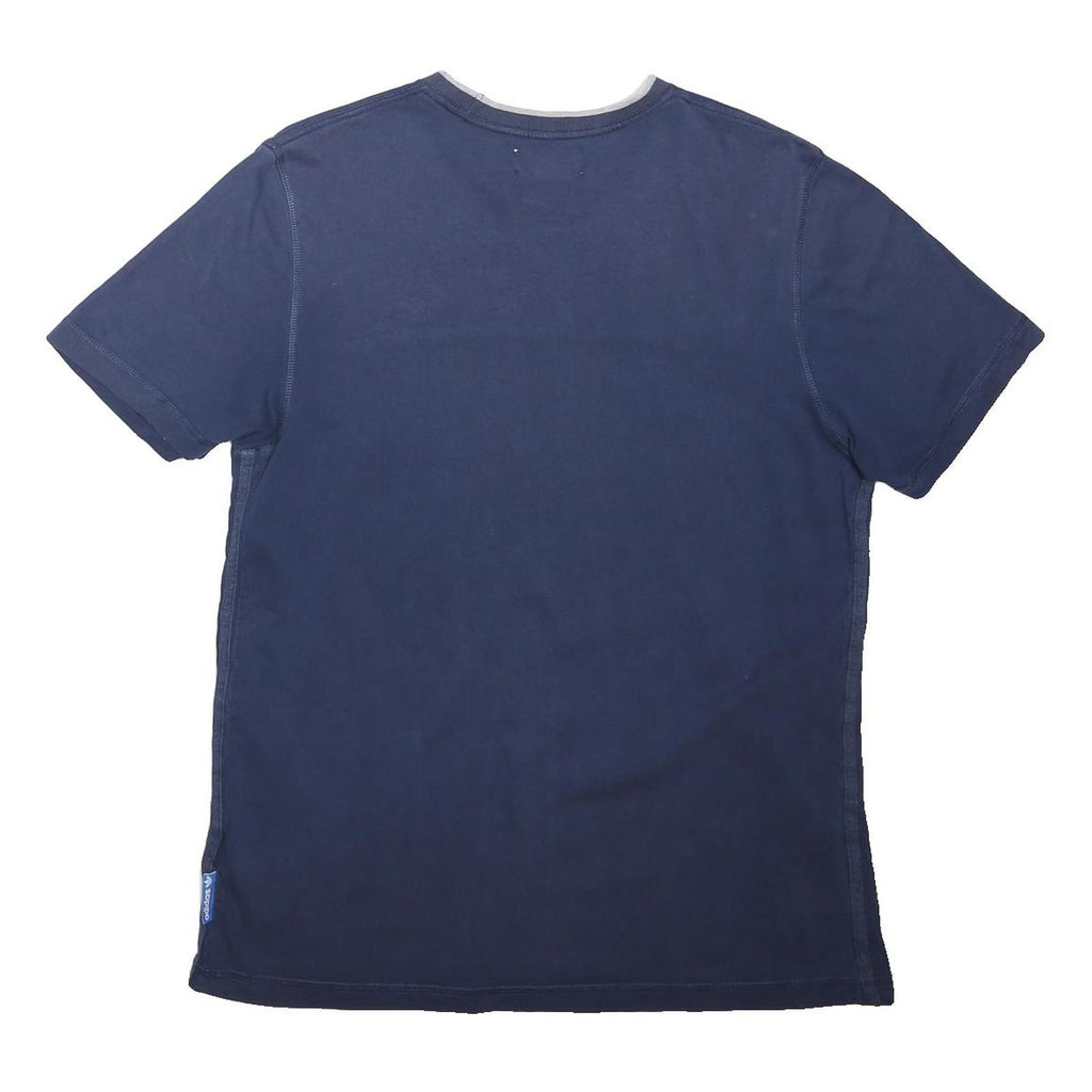 ADIDAS ORIGINALS Mens Blue Crew Neck M Cotton Blend Casual Sweatshirt
