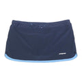 PATAGONIA Womens Navy Blue Light Blue Plain Mini Skort Polyester Blend L