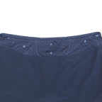 PATAGONIA Womens Navy Blue Light Blue Plain Mini Skort Polyester Blend L