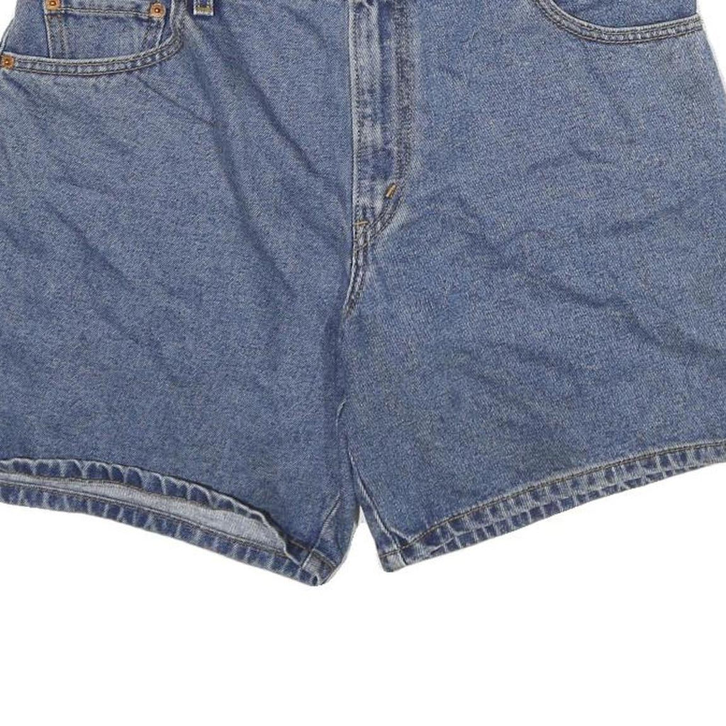 LEVI'S Womens Denim Blue Casual Shorts XL W32 Classic Fit Summer Denim