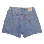 LEVI'S Womens Denim Blue Casual Shorts XL W32 Classic Fit Summer Denim