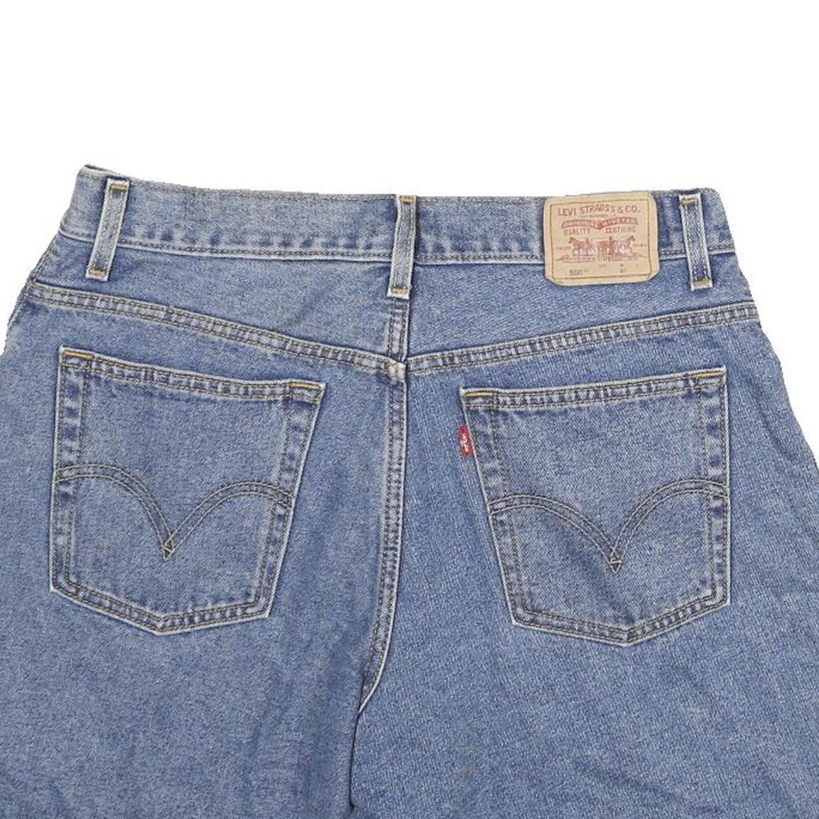 LEVI'S Womens Denim Blue Casual Shorts XL W32 Classic Fit Summer Denim
