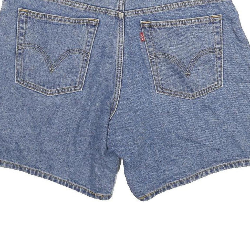 LEVI'S Womens Denim Blue Casual Shorts XL W32 Classic Fit Summer Denim
