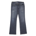 REFUGE DENIM Womens Jeans Blue Regular Bootcut Denim Medium W28 L30 Stylish