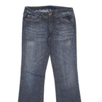 REFUGE DENIM Womens Jeans Blue Regular Bootcut Denim Medium W28 L30 Stylish