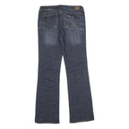 REFUGE DENIM Womens Jeans Blue Regular Bootcut Denim Medium W28 L30 Stylish