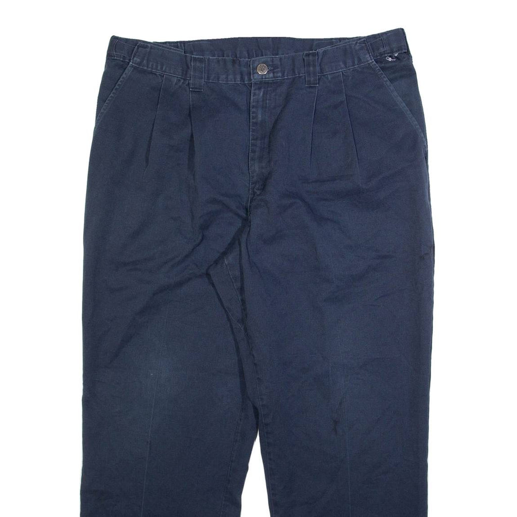 DICKIES Mens Trousers Blue Relaxed Straight W36 L30