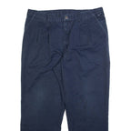DICKIES Mens Trousers Blue Relaxed Straight W36 L30