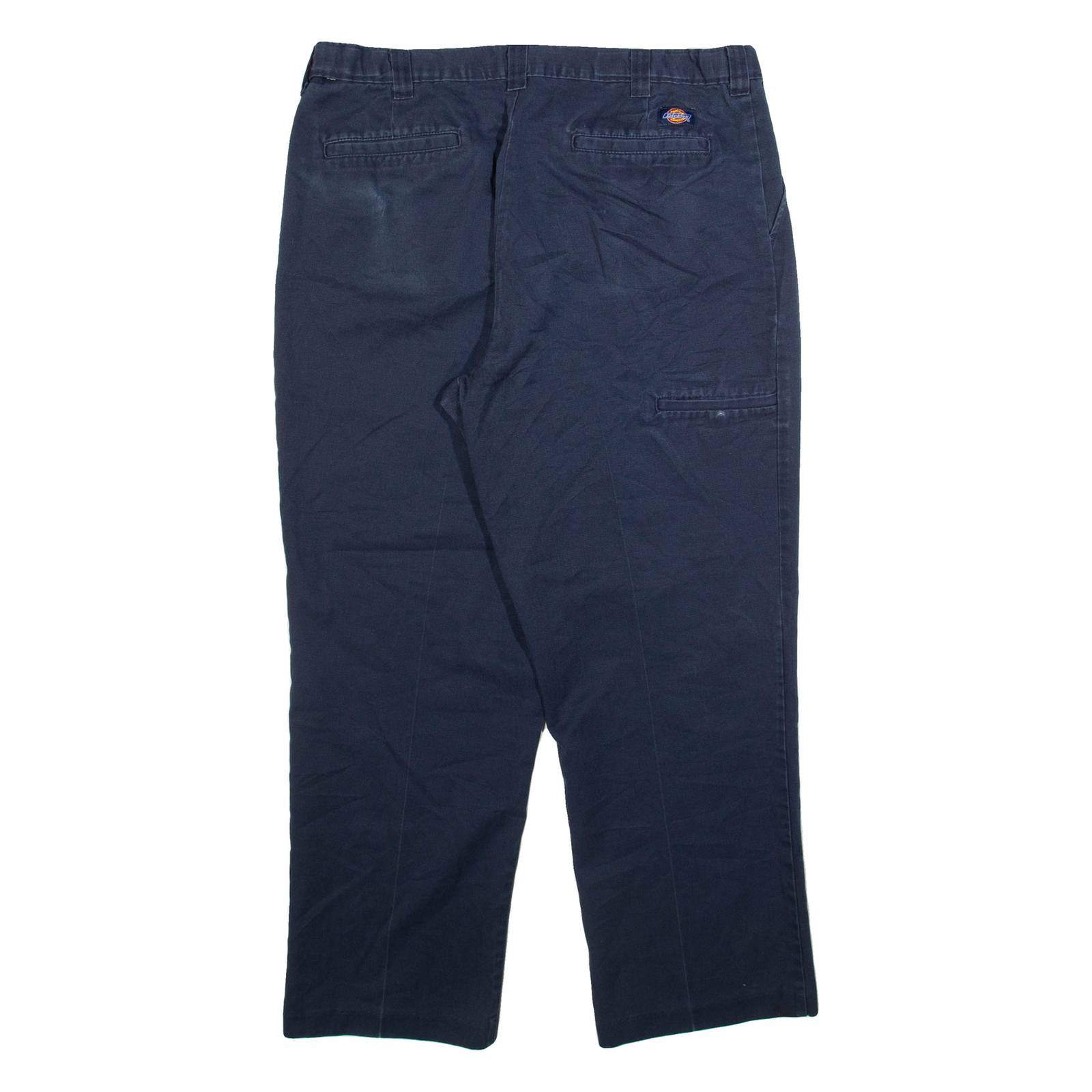 DICKIES Mens Trousers Blue Relaxed Straight W36 L30