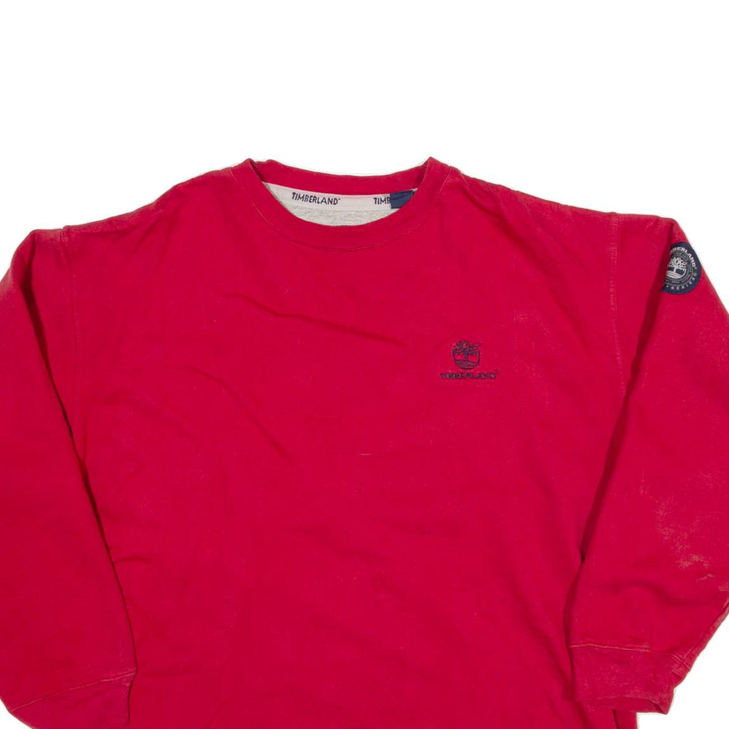 TIMBERLAND Womens Sweatshirt Red L