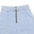 BDG Womens Blue Denim Mini Skirt Cotton Blend XS Casual Everyday Zip Closure