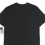 NFL Mens Black Cotton T-Shirt M Short Sleeve Crew Neck Logo Printed
