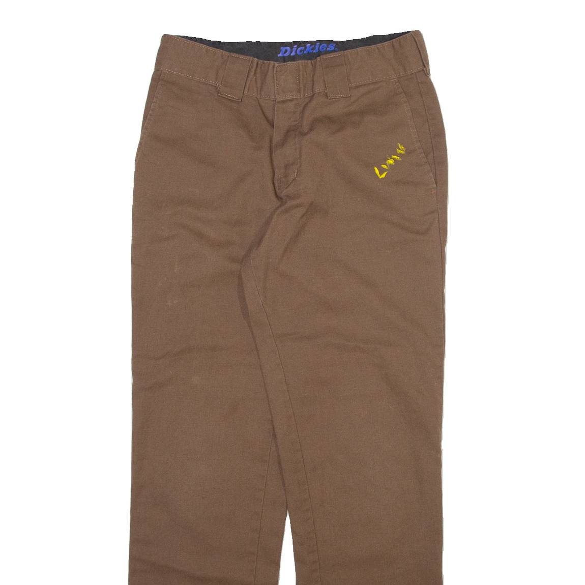 DICKIES Mens Trousers Brown Regular Straight W29 L30